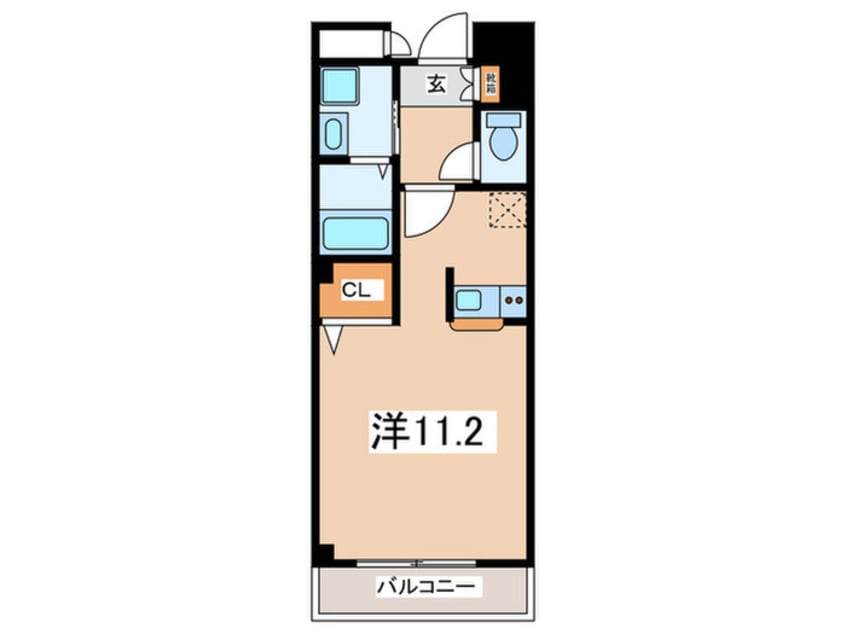 間取図 グリ－ンヒルズ大澤Ｂ
