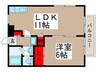 アイルリッチ 1LDKの間取り