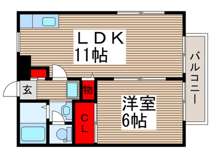 間取図 アイルリッチ