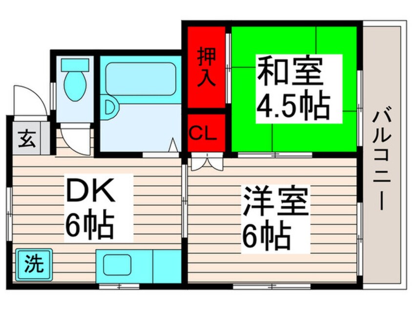 間取図 メゾンピアレスⅡ