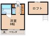 メゾンアンセイ 1Rの間取り