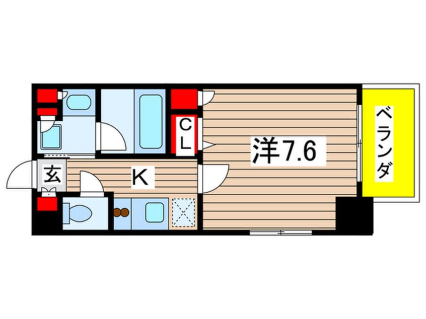 間取図 コンフォリア清澄白河サウス