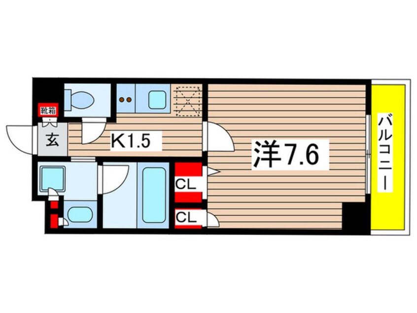 間取図 コンフォリア清澄白河サウス