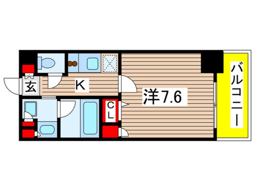 間取図 コンフォリア清澄白河サウス