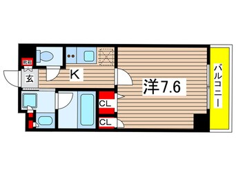 間取図 コンフォリア清澄白河サウス