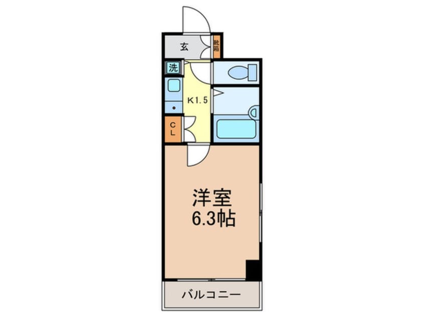 間取図 日神パレステージ音羽（406）