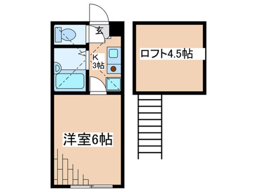 間取図 コンフォ－ト淵野辺