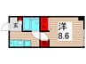 アパルトマン堀切NO.3 1Rの間取り