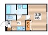 VILLA関町北 1Kの間取り