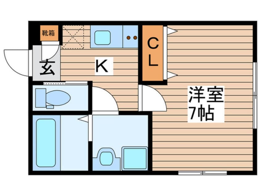 間取図 仮)関町北1丁目－B計画