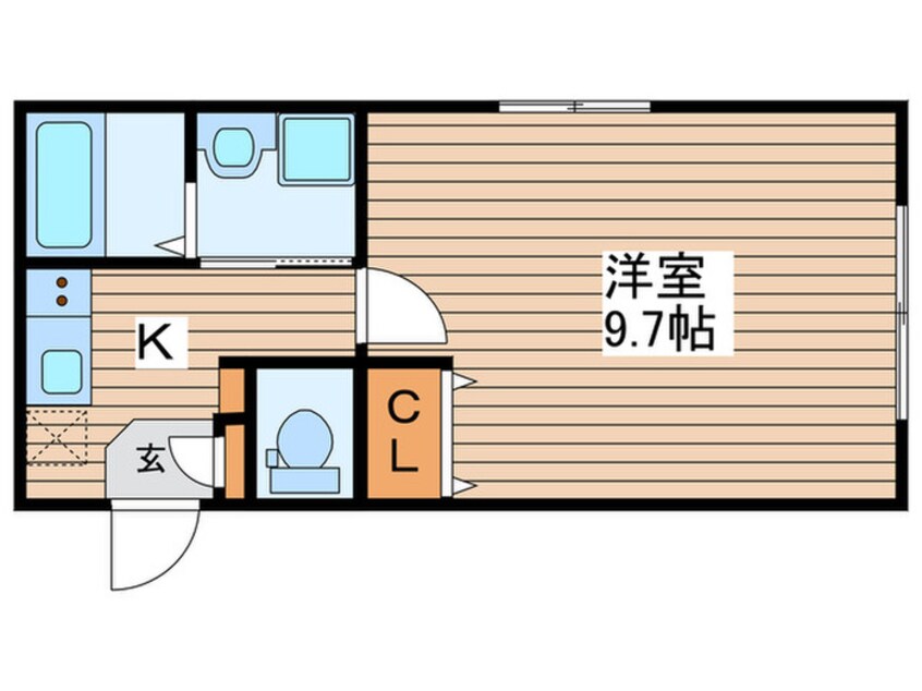 間取図 VILLA関町北