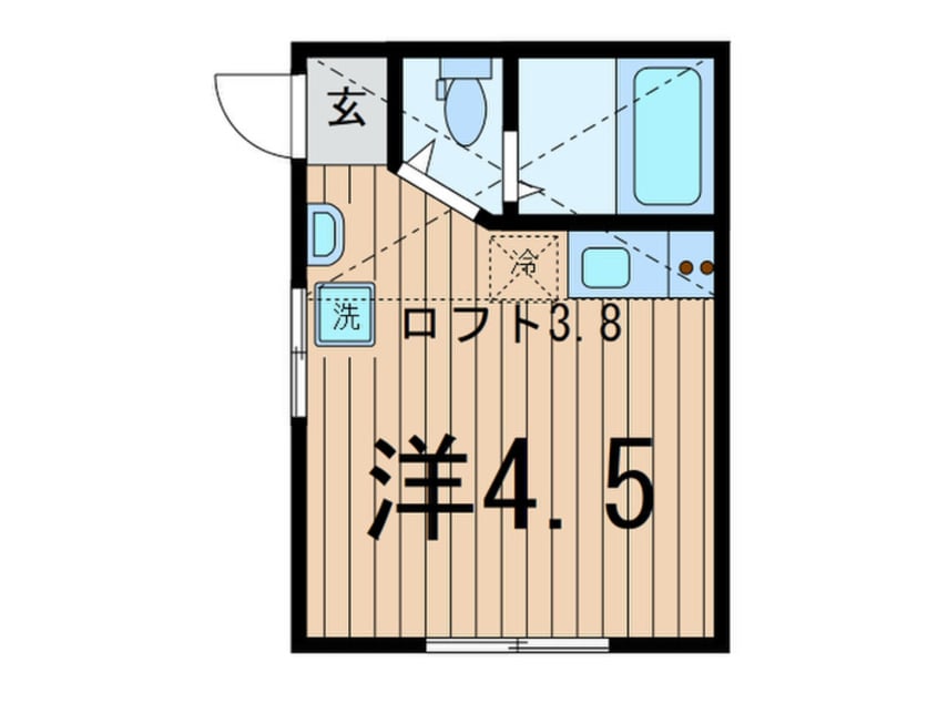間取図 メゾン　ヴェルジェ