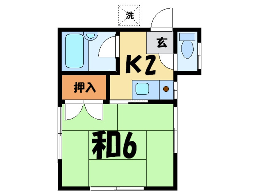 間取図 ハウス矢藤１