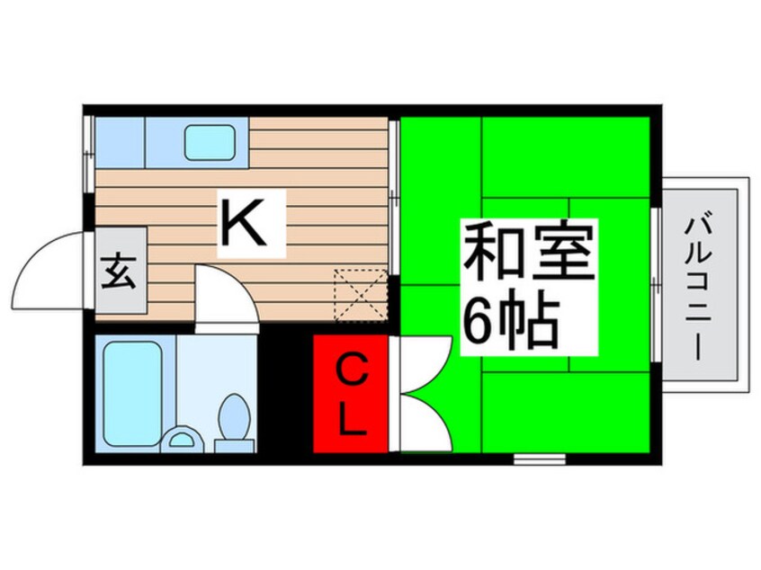 間取図 エステ－トピア司コ－ポ