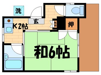 間取図 ハウス矢藤２