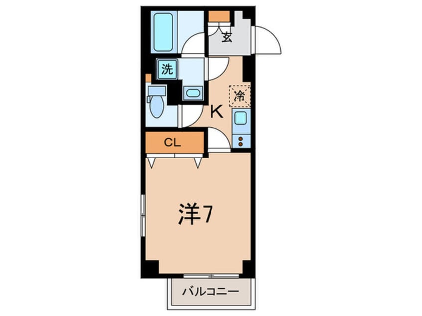 間取図 ヴィラフロ－レンス