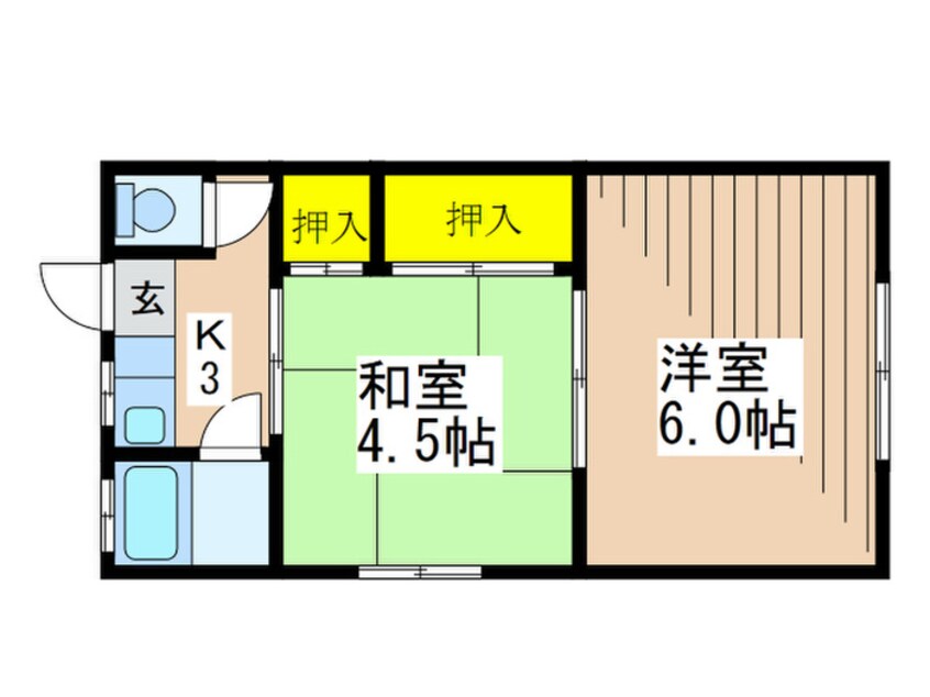 間取図 桂コ－ポラス