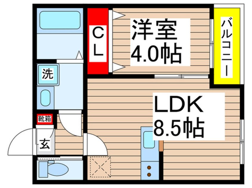 間取図 カクタス幕張本郷
