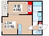 カクタス幕張本郷 1LDKの間取り