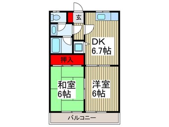 間取図 ウイング並木