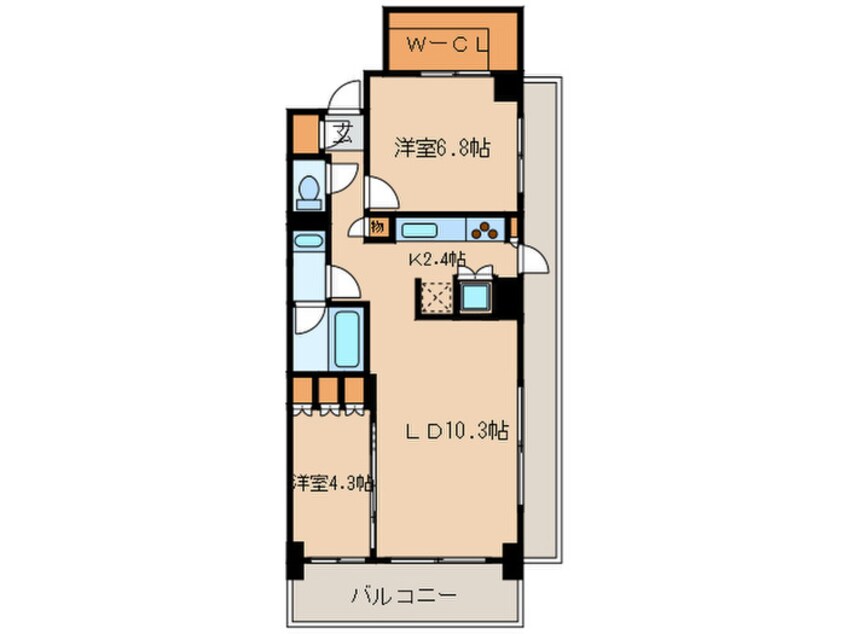 間取図 パ－クアクシス文京ステ－ジ