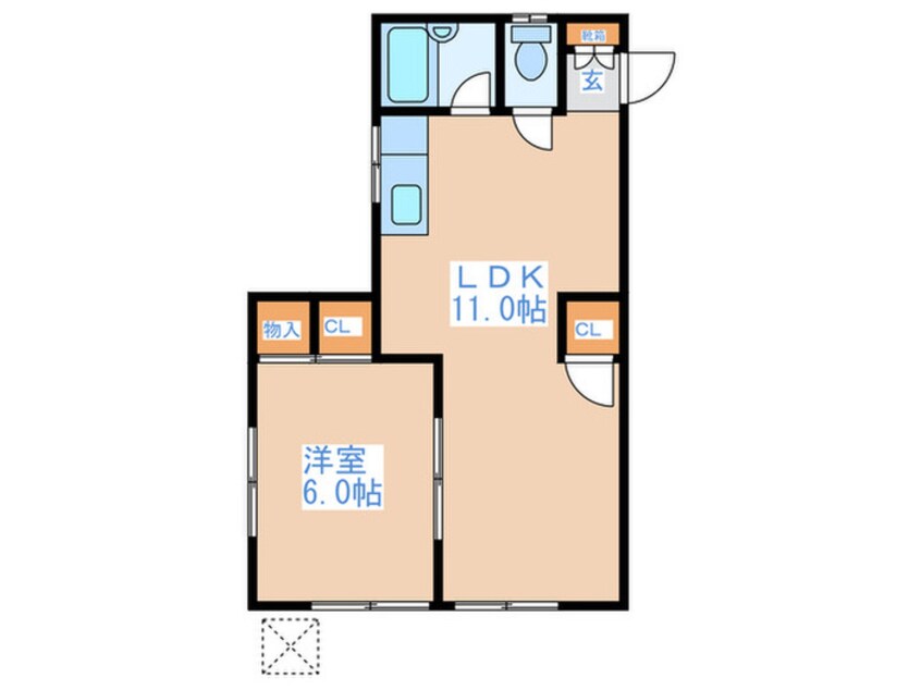 間取図 ハイランドトップ