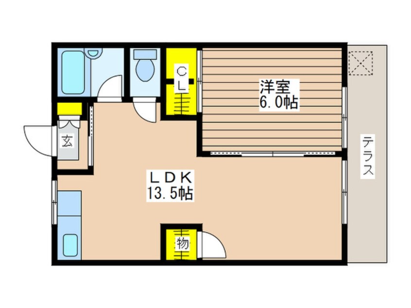 間取図 ハイランドトップ