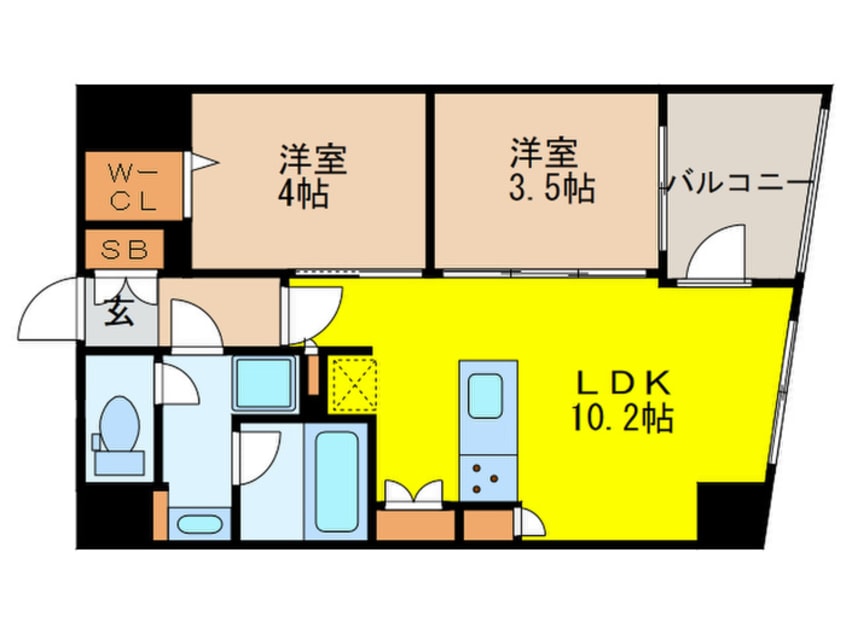 間取図 アーバネックス日本橋水天宮