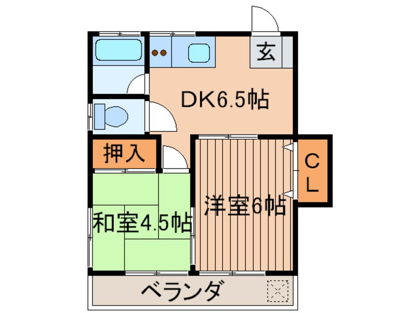 間取図 さゆりコ－ポ