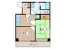 千代田マンション 2Kの間取り