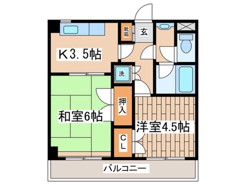 間取図 千代田マンション