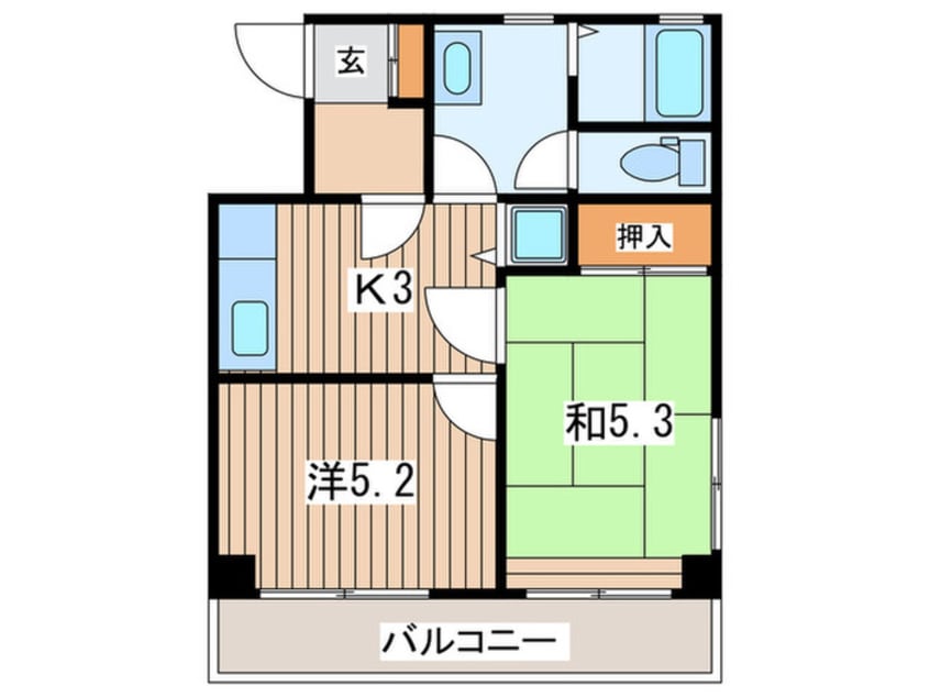 間取図 千代田マンション