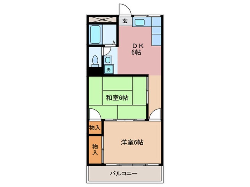 間取図 ビラ福一