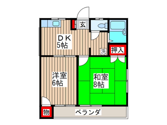 間取り図 ヴィラ石田