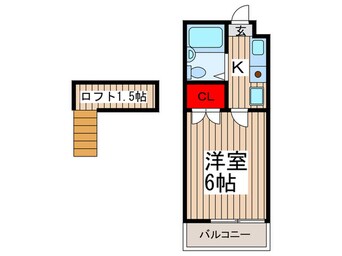 間取図 ベルメゾン（４－８）