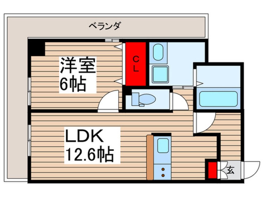 間取図 Ｔ－ＯＮＥビル