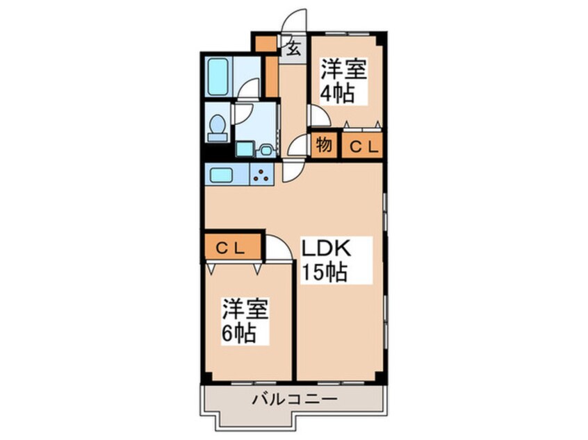 間取図 パストラル田奈