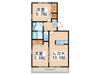 間取図 ブレスフィールド