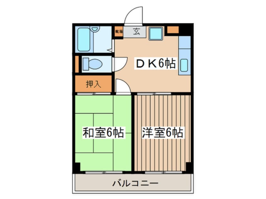 間取図 田中マンション