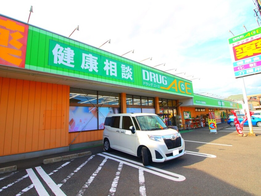 ドラッグエース新河岸店(ドラッグストア)まで740m エルグラン