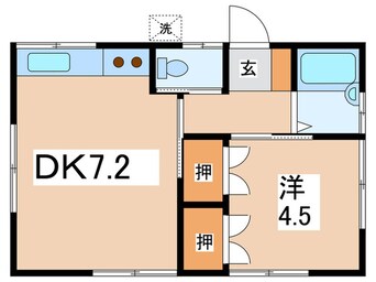 間取図 フラット森井