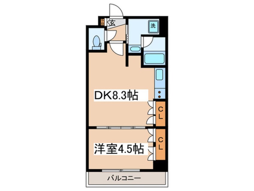 間取図 セジョリ大山(102)