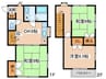パラシオン調布 3DKの間取り