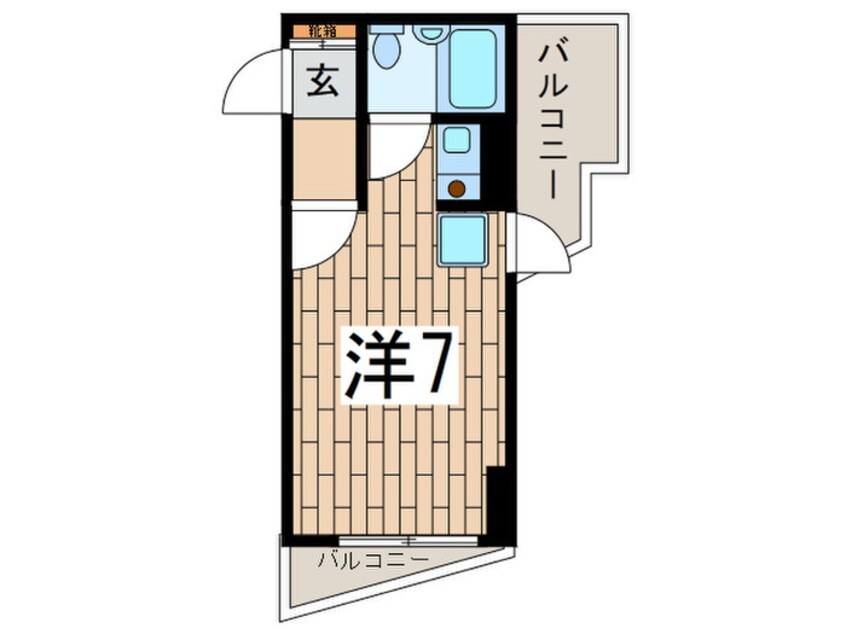 間取図 サングレイス保土ヶ谷駅前(701)