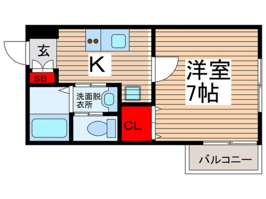 間取図 ヒュ－マンパレス新松戸Ⅳ