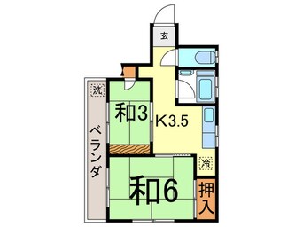 間取図 メゾンミワ