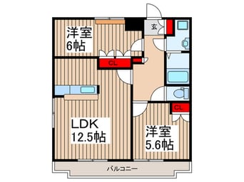 間取図 マロングラッセ・デュオ