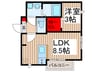KEIAI　RESIDENCE　上尾　Ⅵ 1LDKの間取り