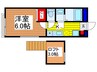 ブリーズフォーレ 1Kの間取り