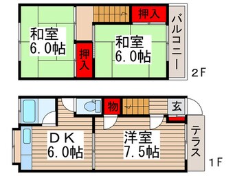 間取図 コーポユー